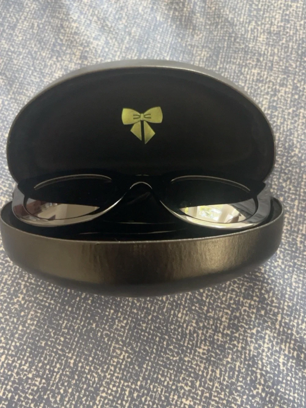 ANEA HILL The One+ Black Sunglasses 50-27-145 Made in Japan w/ Case & Cloth